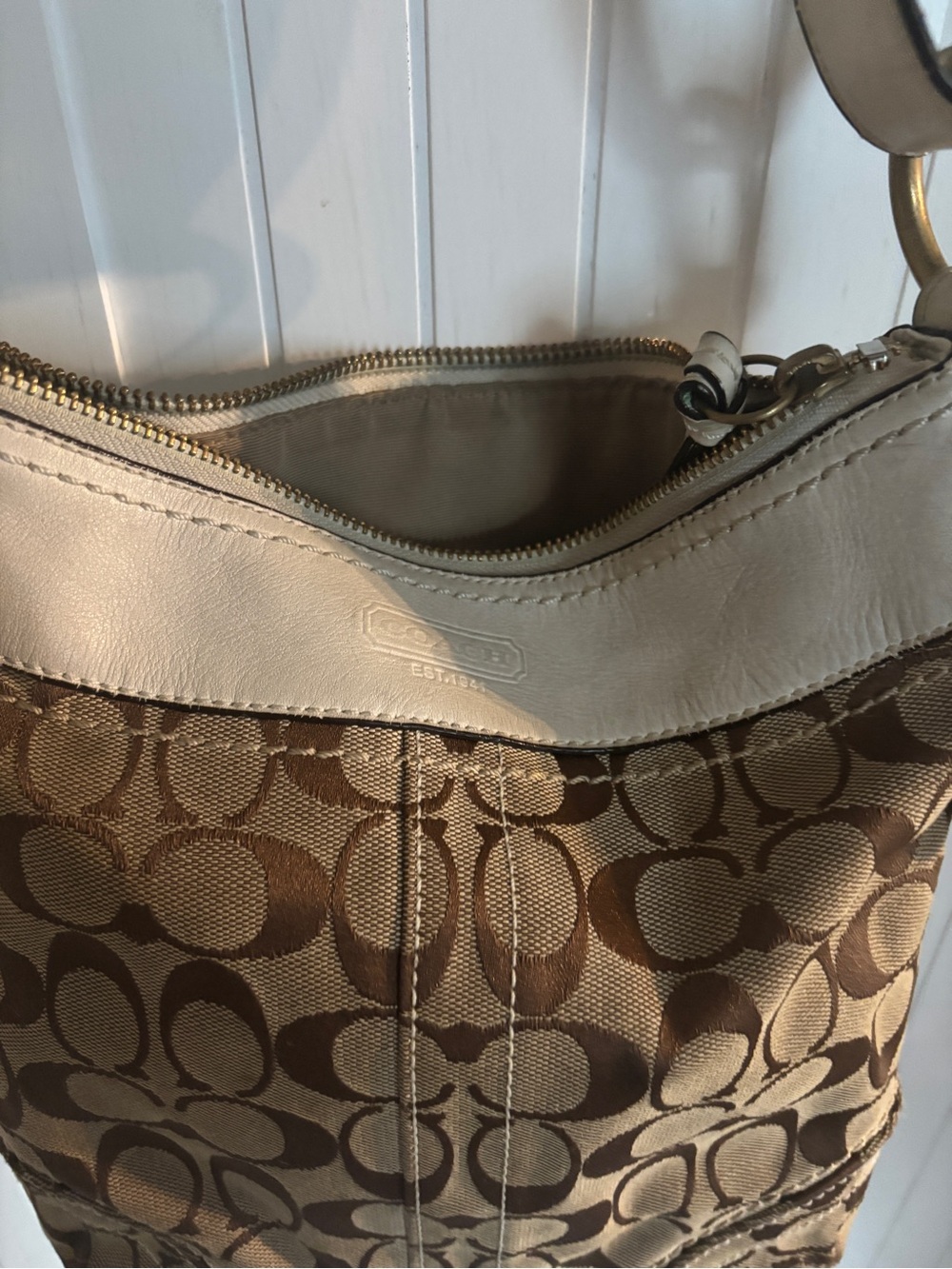 Y2K 2006 Vintage Coach Legacy Bucket Bag - Picture 4 of 11